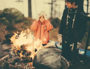 camping feu